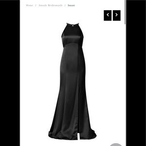 Amsale Imani style dress in black